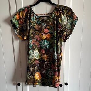 LOFT Multicolor Floral Blouse